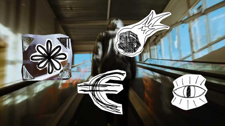 手绘贴纸动画fcpx视频模板