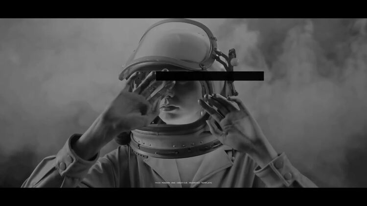 时尚故障字幕动画fcpx视频模板
