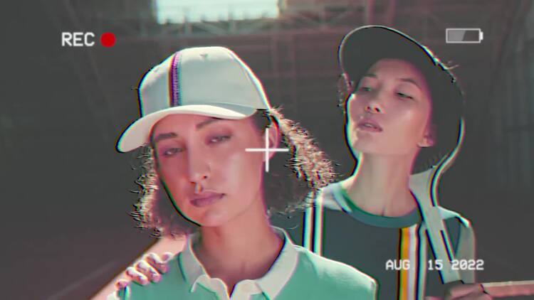 VHS 效果动画fcpx视频模板