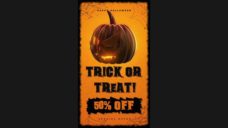 万圣节神秘故事PR模板