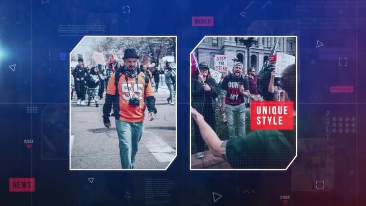 政治新闻幻灯片动画fcpx视频模板