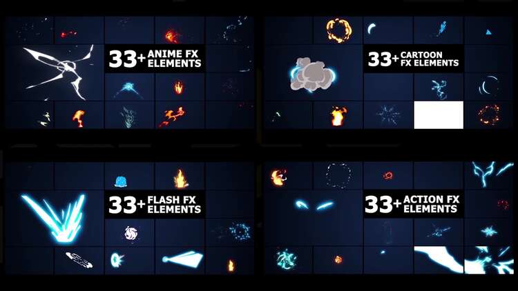 卡通圣诞物品无缝过渡fcpx视频模板