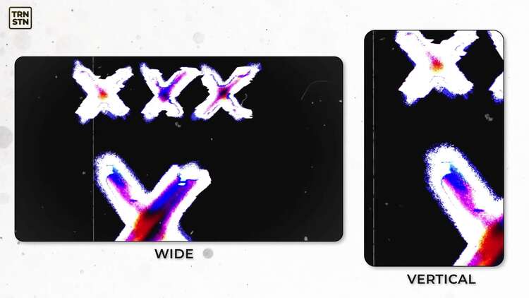 垃圾叠加过渡fcpx视频模板