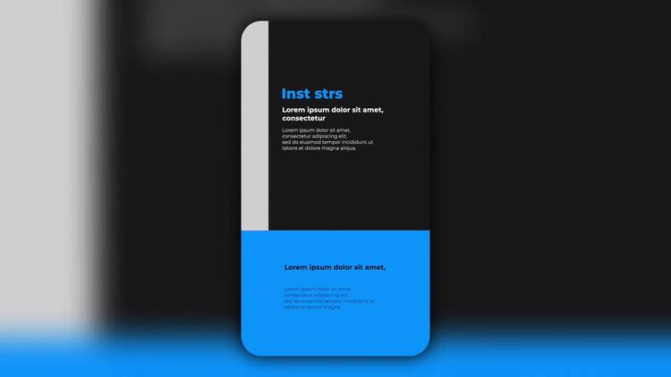 时尚炫酷的动画fcpx视频模板