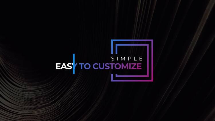 现代干净的标题动画fcpx视频模板