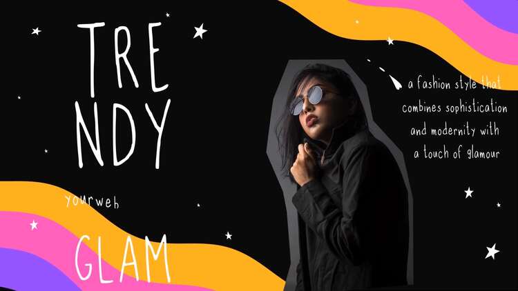 色彩缤纷的创意幻灯片动画fcpx视频模板