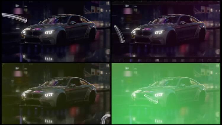 路灯转换fcpx视频模板