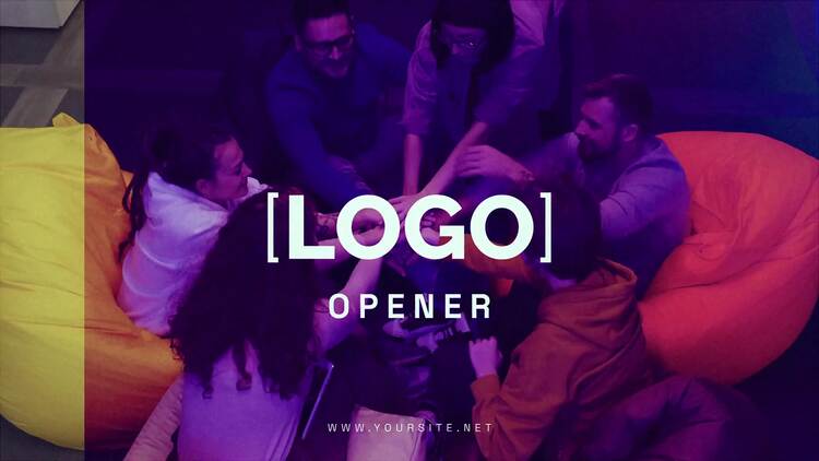 多屏片头AE视频模版