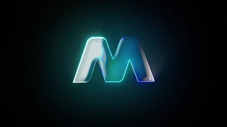 线条灯光标志揭幕AE视频模版