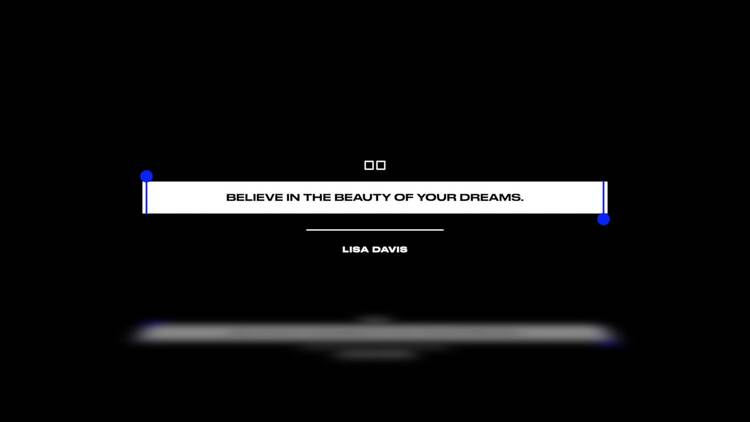 时尚语录动画fcpx视频模板