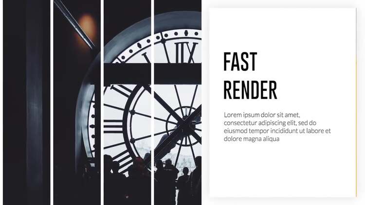 现代商务——简洁线条fcpx视频模板
