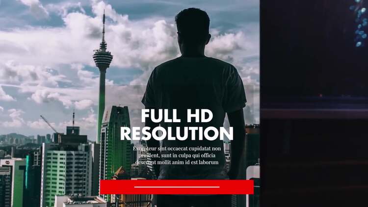 极简视差渲染fcpx视频模板