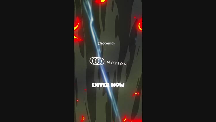 恐怖怪物标志片头AE视频模版