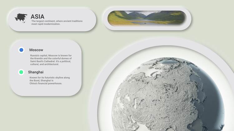 新形态世界地图标注PR模板