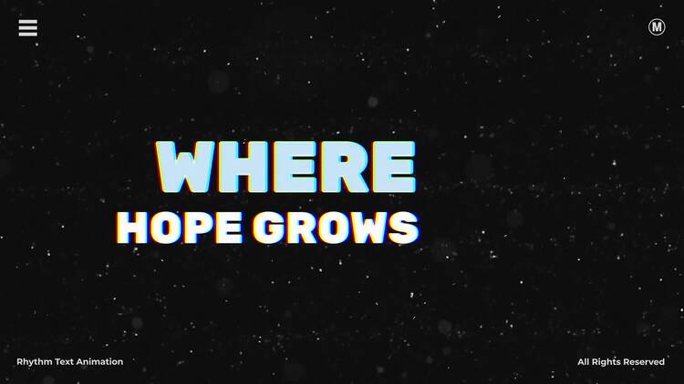 节奏文字动画PR模板