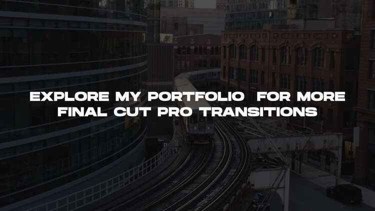 拉伸过渡fcpx视频模板