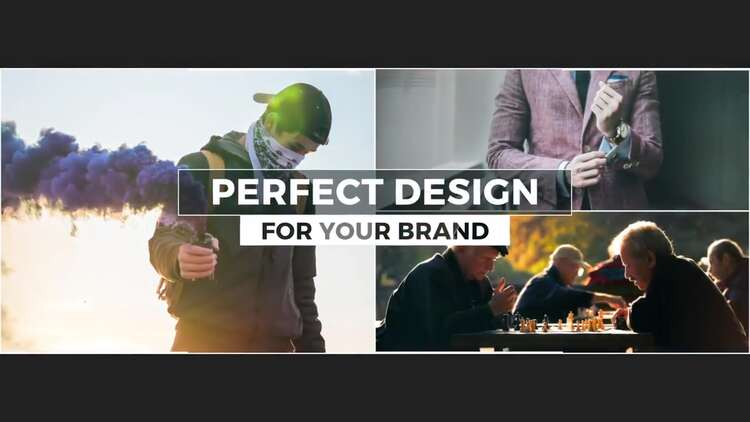 视频横幅模版动画fcpx视频模板