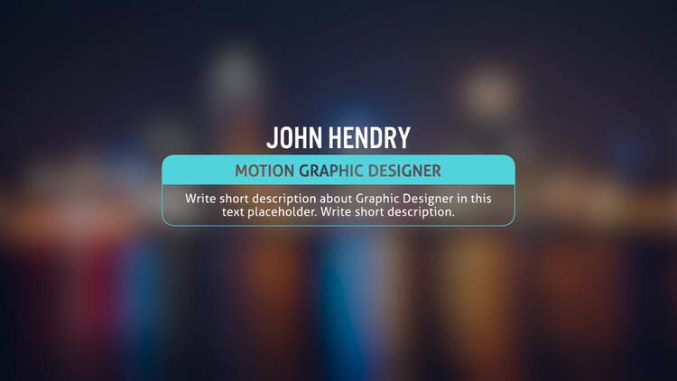 简洁标题动画fcpx视频模板