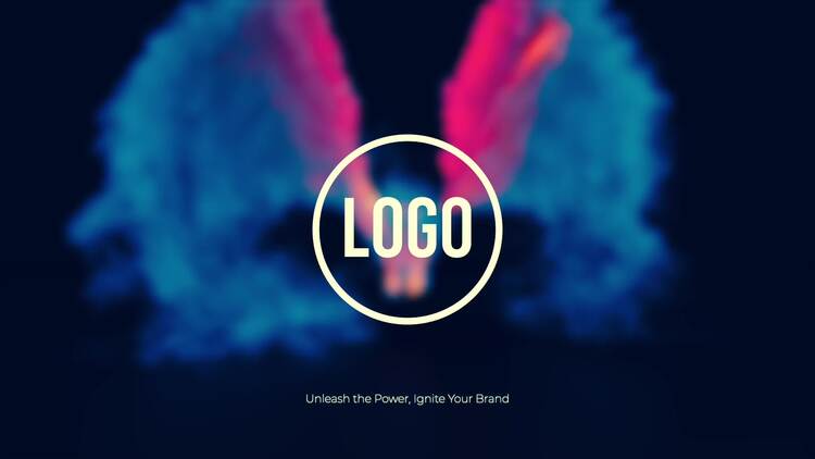 龙焰标志揭晓fcpx视频模板