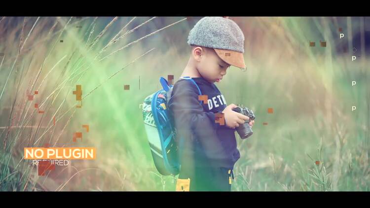 现代幻灯片动画fcpx视频模板