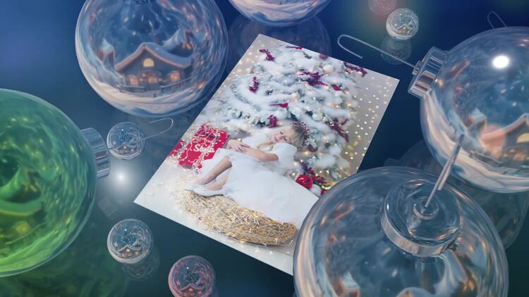 圣诞节幻灯片PR模板