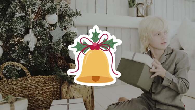 圣诞贴纸包fcpx视频模板