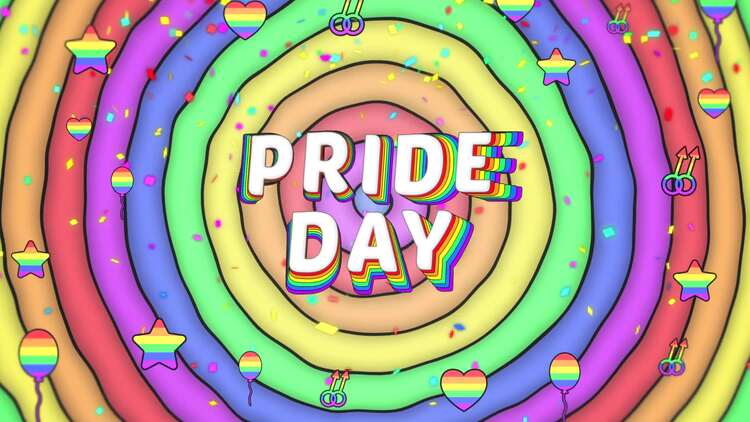 LGBTQ节日介绍动画fcpx视频模板