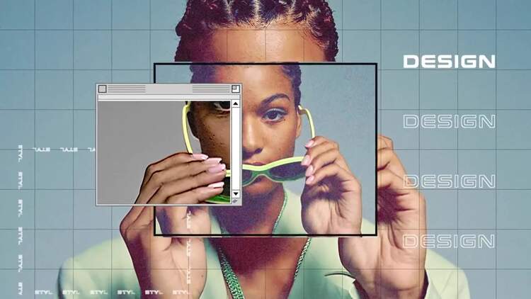现代故障开场fcpx视频模板