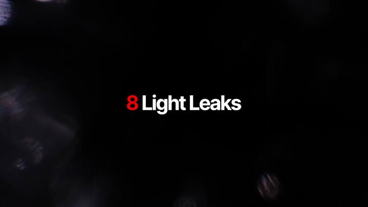 棱镜漏光特效PR模板