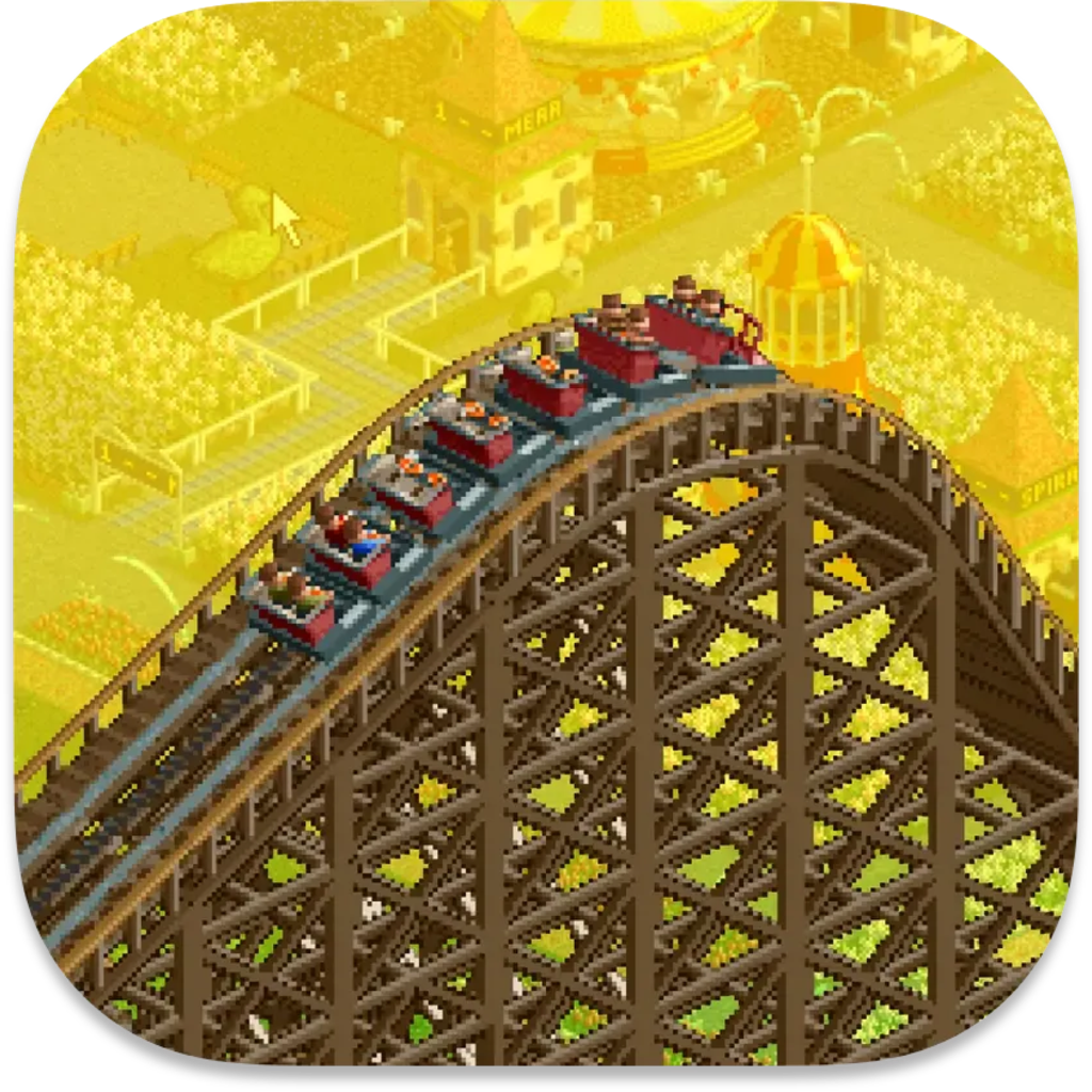 过山车大亨经典版+RollerCoaster Tycoon Classic + for Mac(经营策略类游戏)
