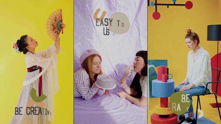 抽象形状标题fcpx视频模板