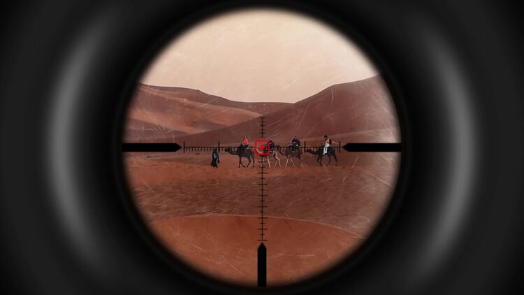 望远镜效果AE视频模版