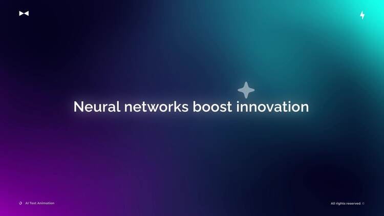 AI文本动画fcpx视频模板