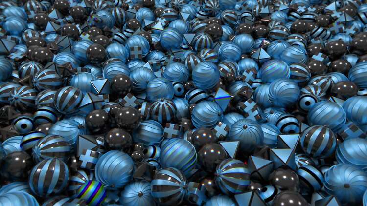 3D圣诞节标志AE视频模版