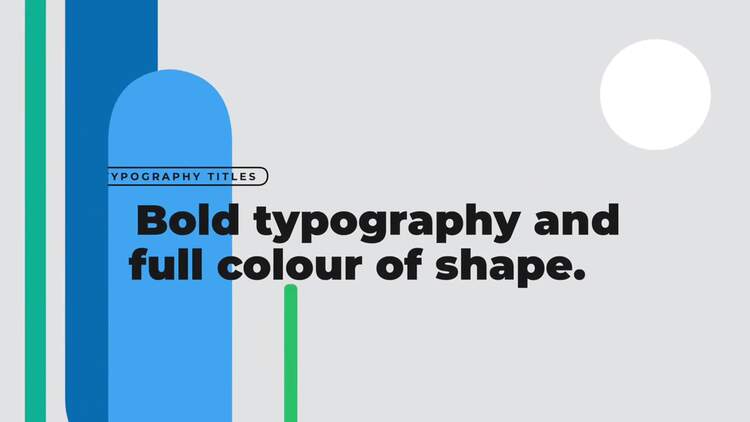 彩色字体标题fcpx视频模板