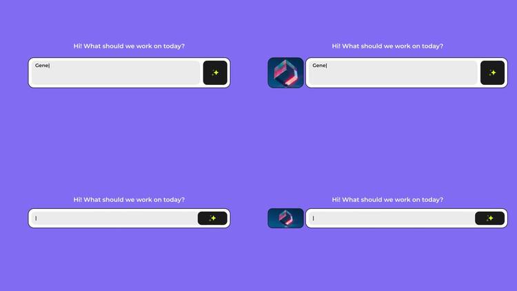 AI聊天和搜索用户界面包AE视频模版