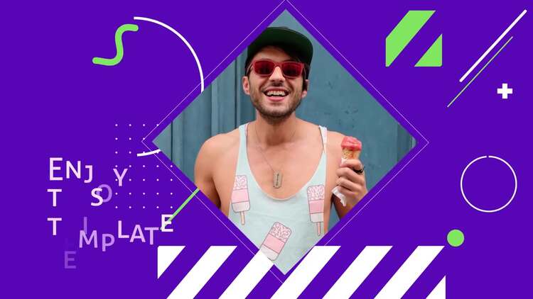 动态动画效果fcpx视频模板