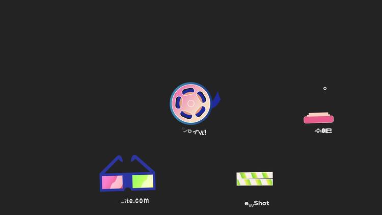 电影图标动画fcpx视频模板