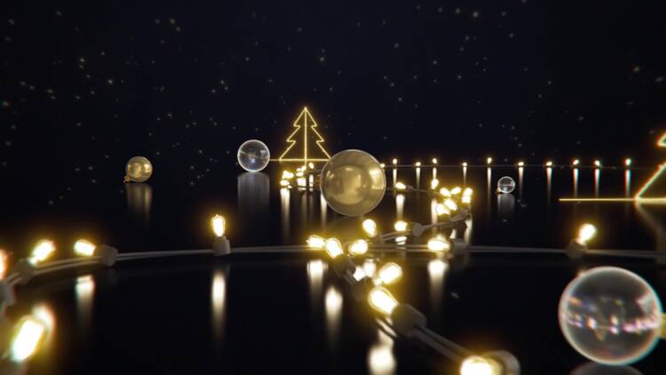 圣诞节片头AE视频模版