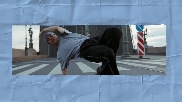 纸质相框PR模板