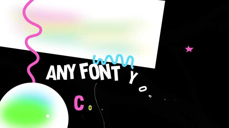 时尚圣诞动画fcpx视频模板