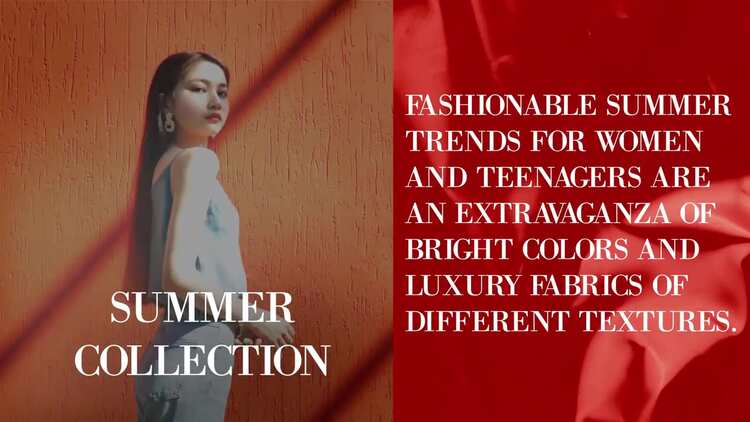 几何时尚幻灯片动画fcpx视频模板