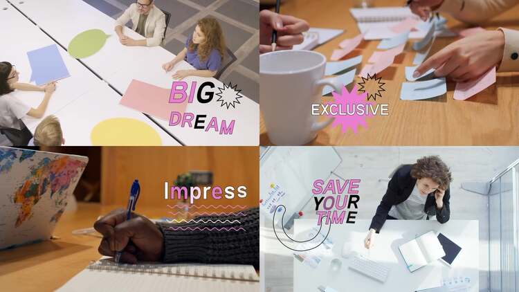 创意设计师动画fcpx视频模板