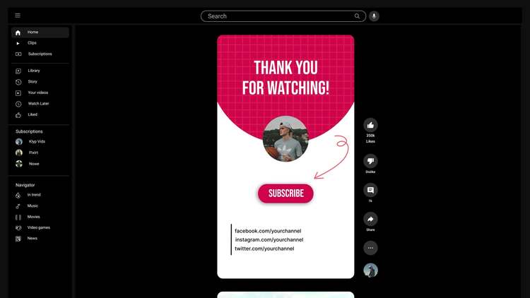 垂直端屏fcpx视频模板
