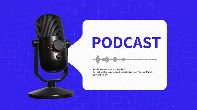 播客开场白AE视频模版