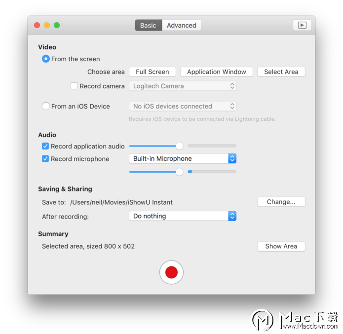 ishowu instant for mac破解版-iShowU Instant for Mac(屏幕实时录制工具) – Mac下载插图3
