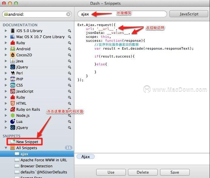 Dash mac破解版-Dash for mac(代码文档浏览器)- Mac下载插图4