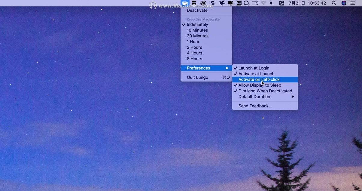 Lungo Mac破解版-Lungo for mac(防止电脑休眠)- Mac下载插图4