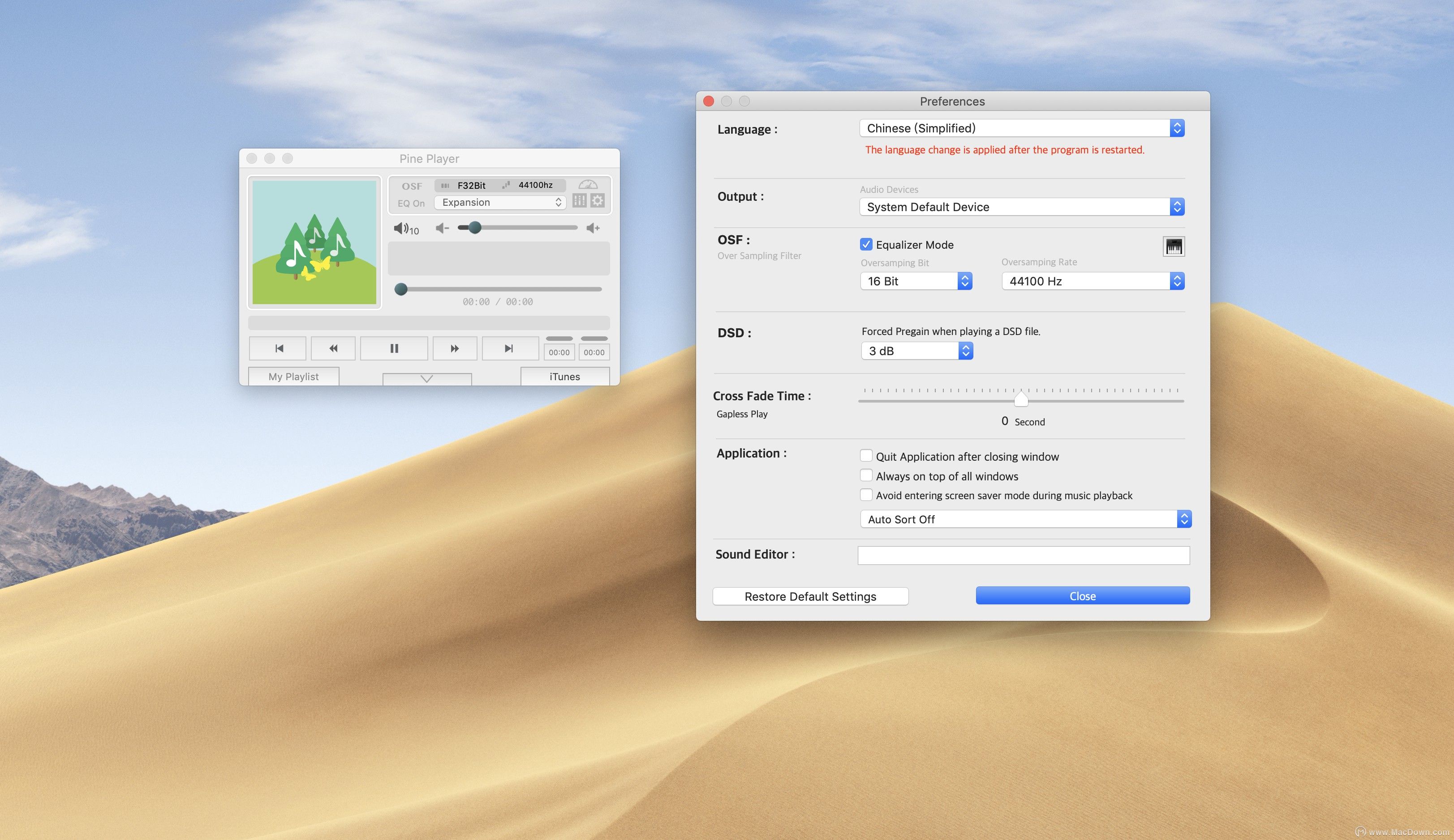 Pine Player mac版-Pine Player for Mac(优质音乐播放器)- Mac下载插图2