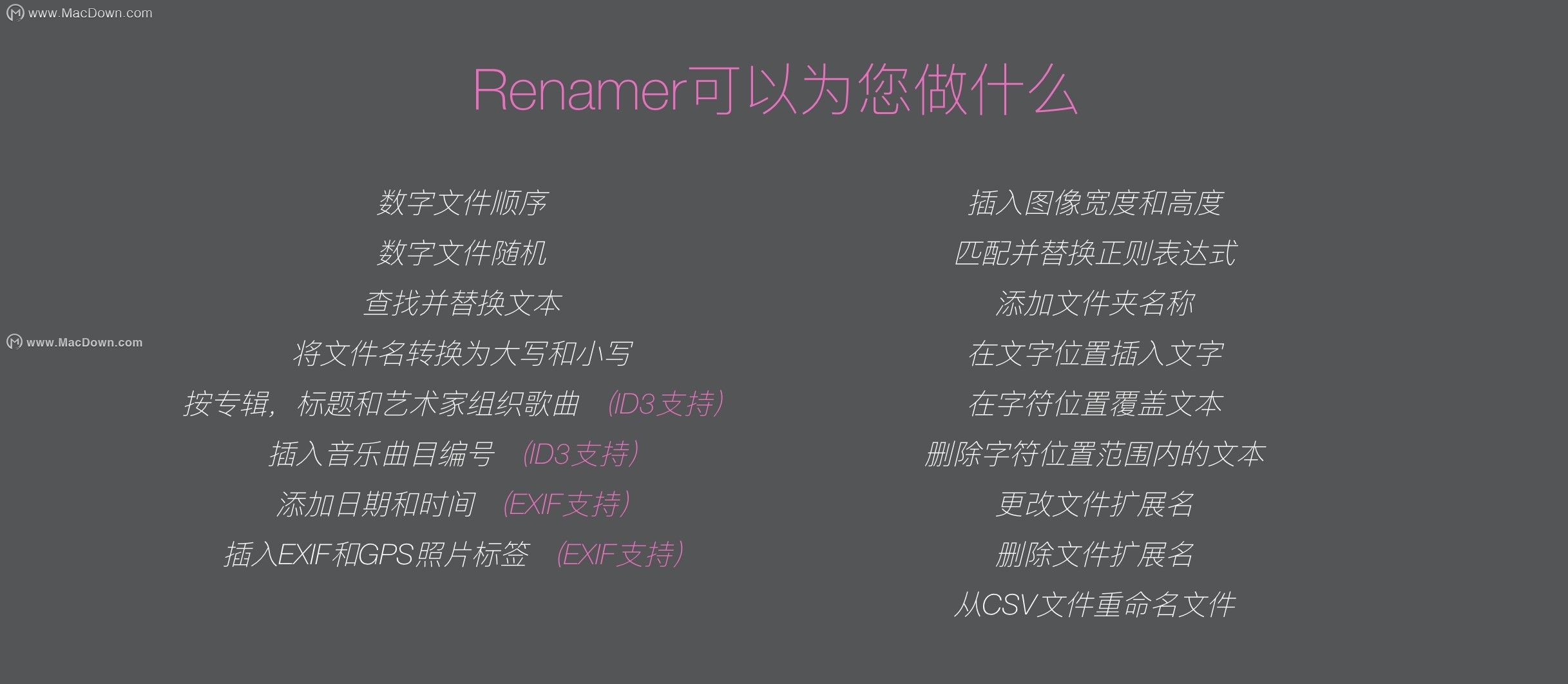 Renamer Mac破解版-Renamer for Mac(文件批量重命名软件)- Mac下载插图7